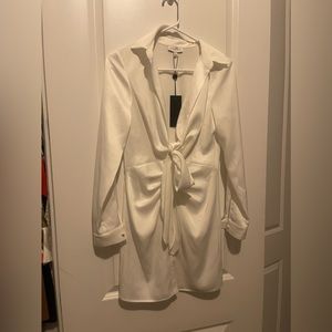 Gianni bini mini white dress new 2